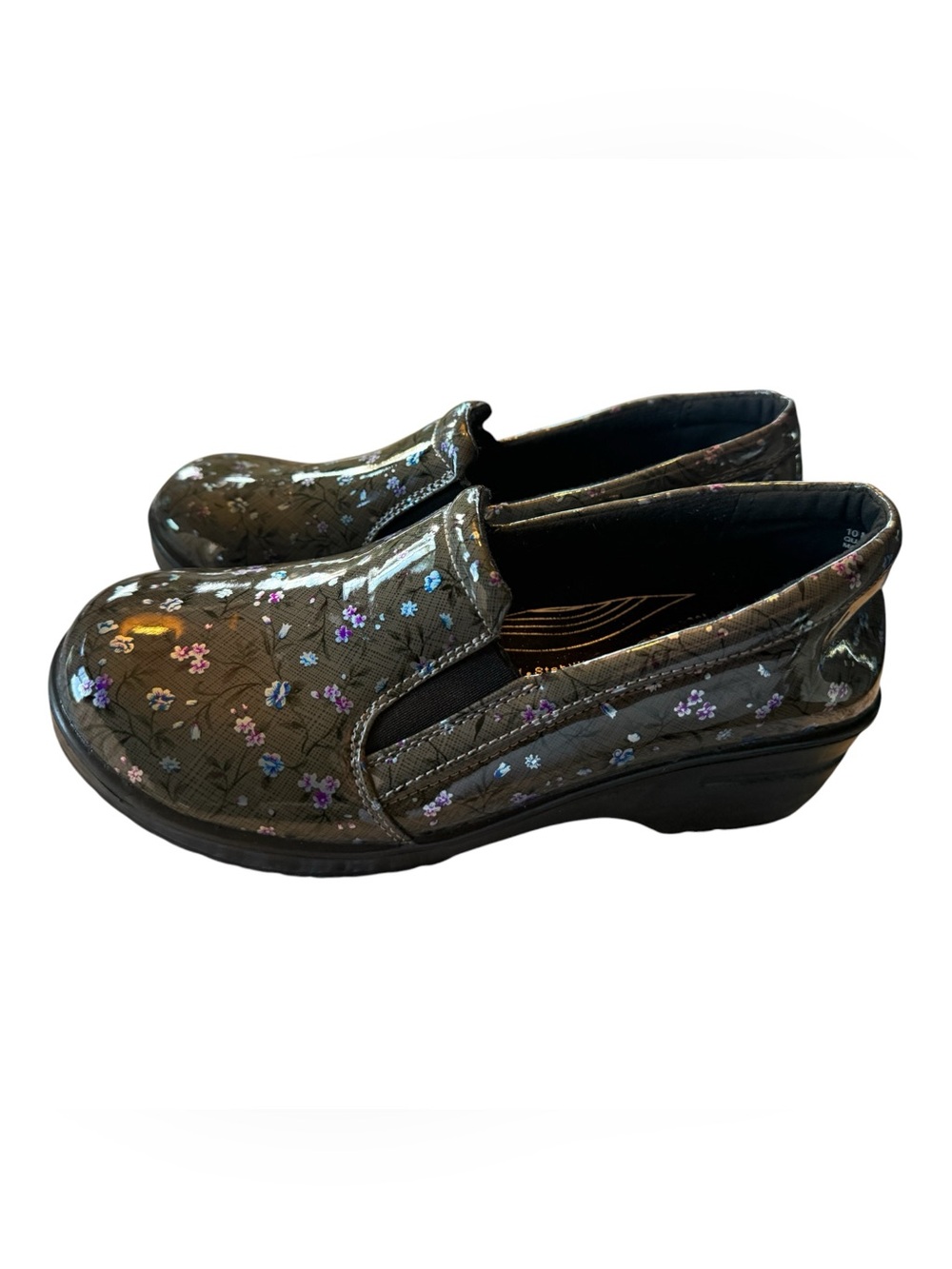 Easy Works Floral Slip Resistant Clogs 10M